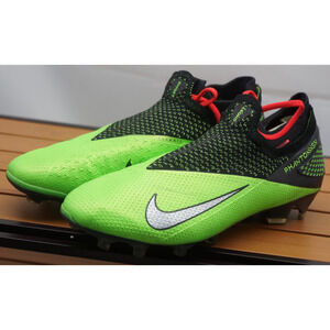 Nike Phantom Vision VSN 2 Elite DF FG Black/Green Cleat CD4161-036 Size 8.5 US